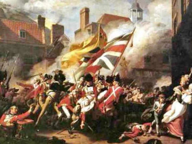 1781 Battle of Jersey - British garrison defeat French invaders